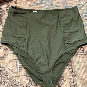 Aerie high waisted full coverage bikini bottom